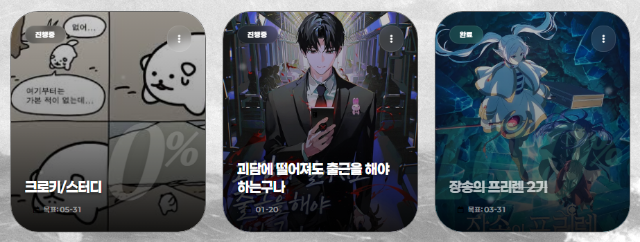 진행일지 스킨후기